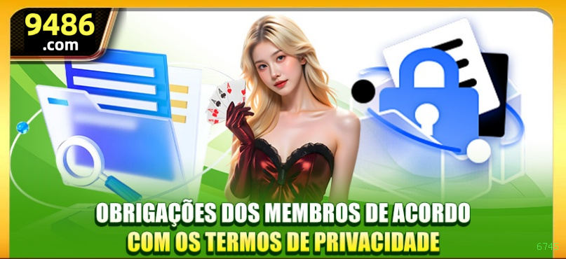 Imagem promocional do aplicativo mobile da 6745